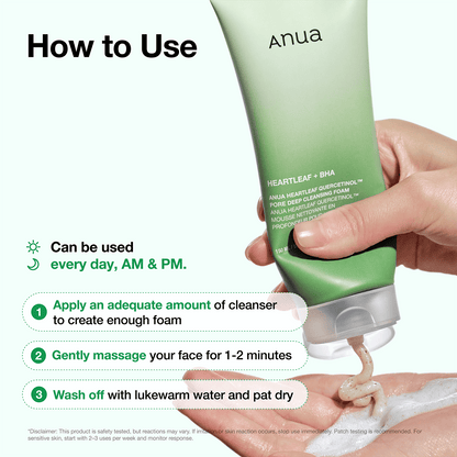Heartleaf Quercetinol Pore Deep Cleansing Foam